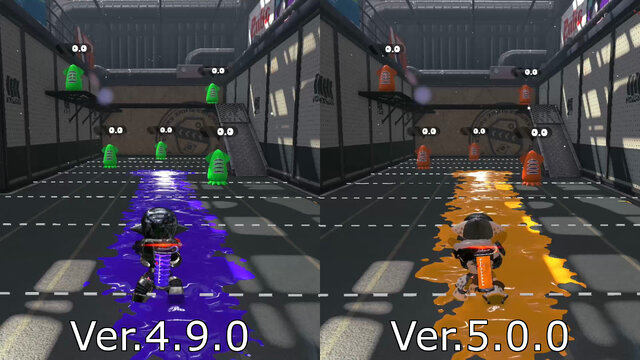 『スプラトゥーン2』Ver.5.0.0はノヴァやジェッパが強化！比較画像・動画で変更点をチェック