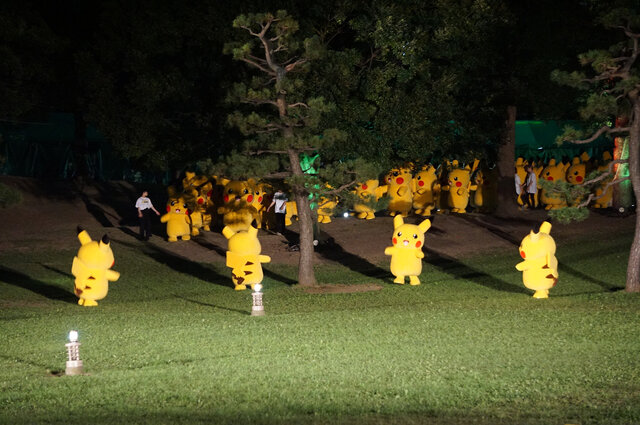 延べ2,000匹以上のピカチュウがみなとみらいの夜景をバックにパフォーマンス！「ピカチュウ大量発生チュウ！ 2019」フォトレポート