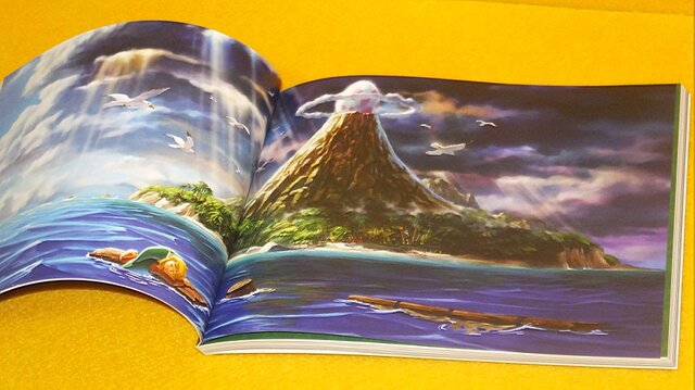ゼルダの伝説 夢をみる島 アートブックは この世界を旅する一冊だ 特別パッケージ版の開封レポをお届け インサイド