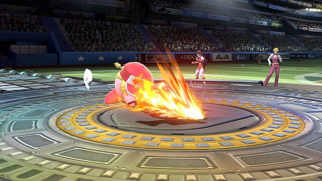 『スマブラSP』テリーを吸い込んだカービィの可愛さ、まさに「OK！」─髪型もキュートに再現、帽子を被って格好良さも2割増し!?