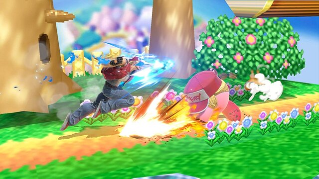 『スマブラSP』テリーを吸い込んだカービィの可愛さ、まさに「OK！」─髪型もキュートに再現、帽子を被って格好良さも2割増し!?