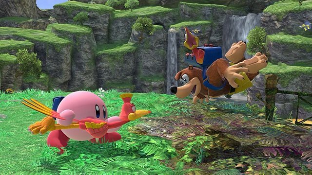 『スマブラSP』テリーを吸い込んだカービィの可愛さ、まさに「OK！」─髪型もキュートに再現、帽子を被って格好良さも2割増し!?