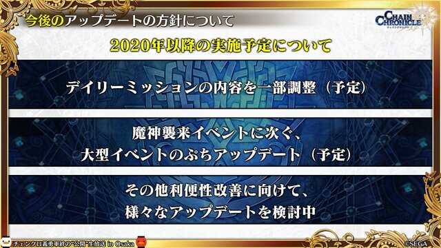 『チェンクロ3』「チェンクロ義勇軍 絆の“公開”生放送 in Osaka～2019 冬の陣～」放送まとめ─最新情報からお得な8大キャンペーンまで一挙紹介