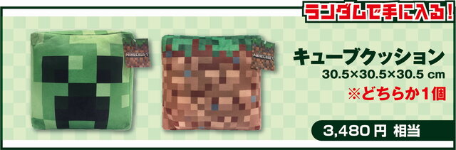 でっかいクリーパーフェイス袋にマイクラグッズが詰まる 年1月1日より マインクラフト クリーパー福袋 発売決定 インサイド