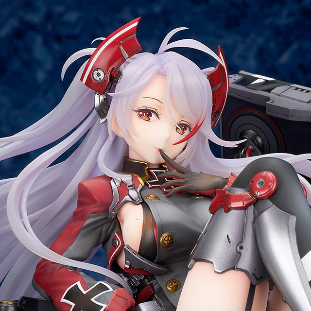 アズレン 鉄血重巡 プリンツ オイゲン がフィギュア化 唇に咥えた指や目を引く黒子 ミステリアス オトナの色香を完全再現 2枚目の写真 画像 インサイド