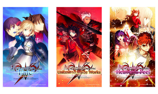 アプリ Fate Stay Night Realta Nua 100万dl突破 3種の