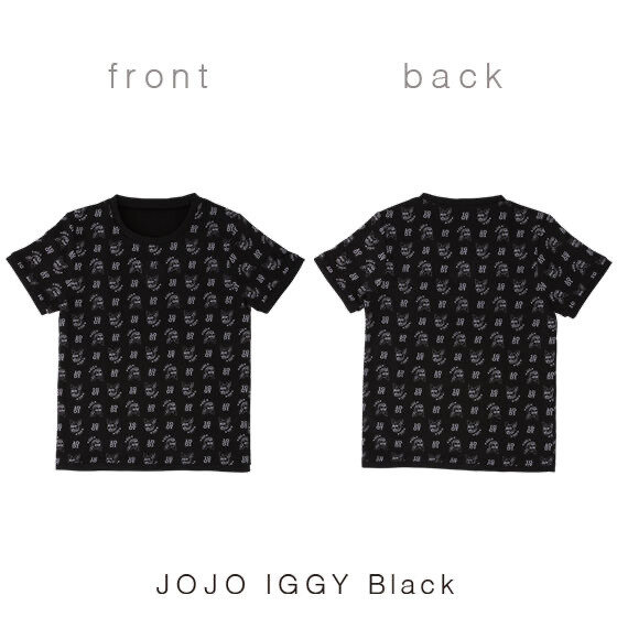 「PB限定【ジョジョの奇妙な冒険 スターダストクルセイダース】JOJO IGGY TOPS for MEN（ジョジョ イギー メンズTシャツ）」5,775 円（税込）（C）A＆L/S・JOJO SC