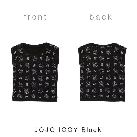 「PB限定【ジョジョの奇妙な冒険 スターダストクルセイダース】JOJO IGGY TOPS for KIDS（ジョジョ イギー キッズTシャツ）」3,080 円（税込）（C）A＆L/S・JOJO SC