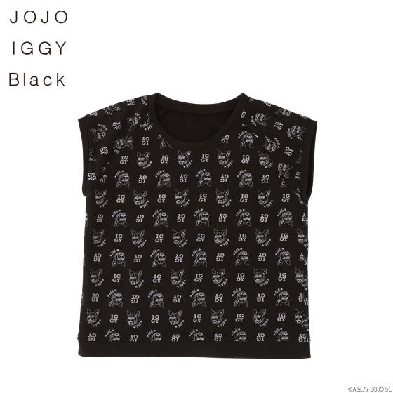 「PB限定【ジョジョの奇妙な冒険 スターダストクルセイダース】JOJO IGGY TOPS for WOMEN（ジョジョ イギー レディースTシャツ）」5,500 円（税込）（C）A＆L/S・JOJO SC