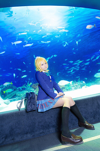 【コスプレ】「ラブライブ！」絢瀬絵里とロマンチックに水族館で…注目レイヤー・天音ありぃ【写真19枚】