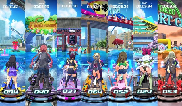 神田川jet Girls の真髄は背中にあり レースゲームならではの 後ろ姿コレクション を紹介 インサイド