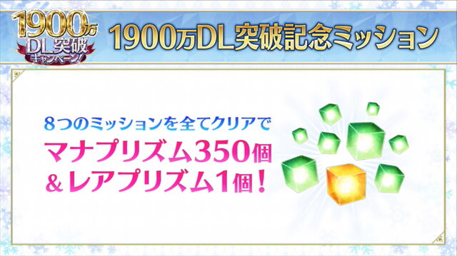 Fgo 2月26日より 1900万dl突破キャンペーン 開催決定 00万目前をエレちゃんがお祝い 新要素や絆up礼装もレアプリ交換に追加 インサイド