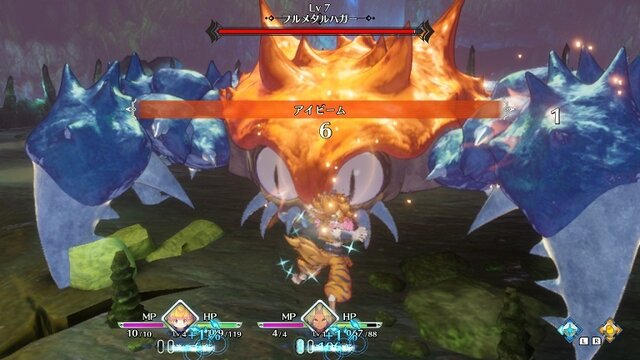 『聖剣伝説3 TRIALS of MANA』体験版で最も使い勝手の良いのは誰？各キャラレベル1で「フルメタルハガー」をひたすら討伐して検証！