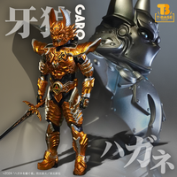 黄金騎士ガロ翔（道外流牙） ソフビ 牙狼 T-BASE 牙狼＜GARO＞ ハガネを継ぐ者」より登場する人気キャラクター黄金騎士