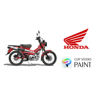 セルシス、本田技研工業とコラボレーション　Honda「CT125 Hunter Cub」の3Dモデルをクリエイター向け素材提供サービス「CLIP STUDIO ASSETS」で提供開始