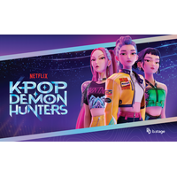 「K-POP ガールズ！デーモン・ハンターズ」のNETFLIX公式グッズの特別販売を期間限定でタワーレコード みなとみらいブランチにて実施！