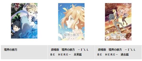 映画 境界の彼方i Ll Be Here過去篇 配信動画をフルで無料視聴できる動画配信サービス比較 Vod