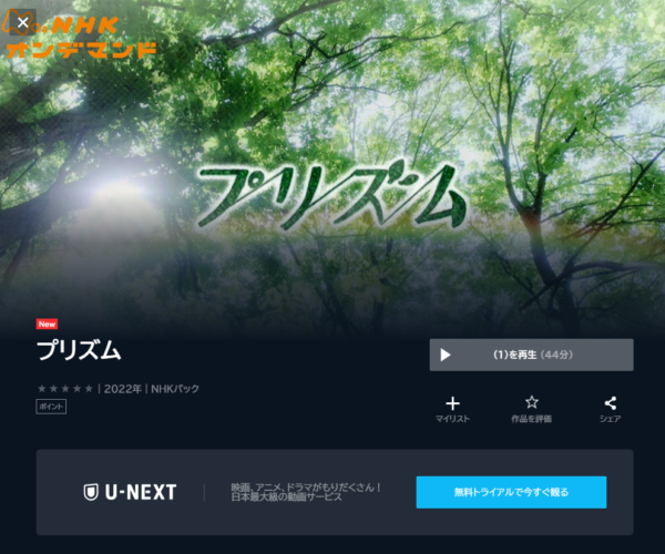 ドラマ プリズム 無料動画配信