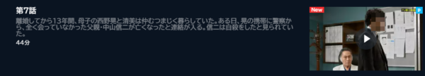 ドラマ 刑事7人8 7話 無料動画配信