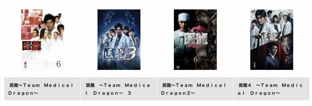 TSUTAYA DISCAS ドラマ 医龍 Team Medical Dragon3 無料動画配信