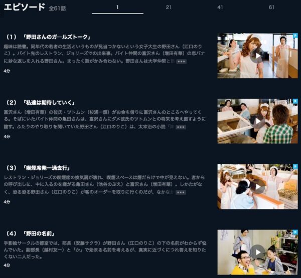 U-NEXT NHK ドラマ 野田ともうします。 無料動画配信