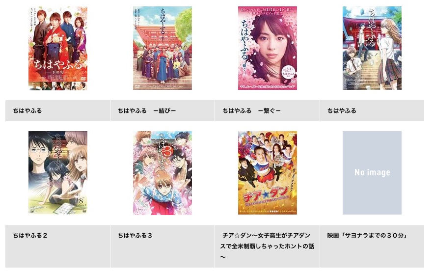 映画 ちはやふる 無料動画配信