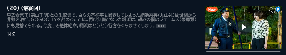 ドラマ ワタシってサバサバしてるから 20話 無料動画配信