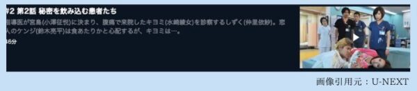 U-NEXT ドラマ レジデント〜5人の研修医 無料配信動画