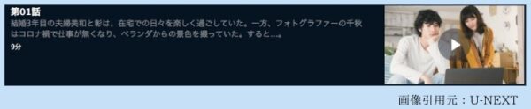 U-NEXT ドラマ love distance 無料配信動画