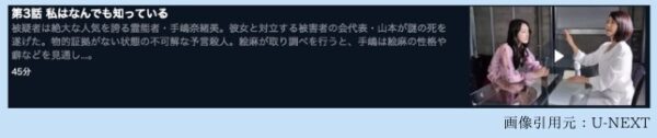 U-NEXT ドラマ サイレント・ヴォイス 行動心理捜査官・楯岡絵麻 無料配信動画