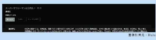 ドラマ　スーパーサラリーマン左江内氏　無料動画配信