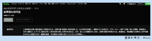 ドラマ　>臨床犯罪学者 火村英生の推理　無料動画配信