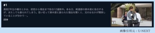 U-NEXT ドラマ 兄に愛されすぎて困ってます 無料配信動画