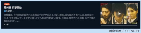 ドラマ 警部補ダイマジン 8話 無料動画配信