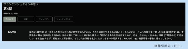 Hulu ドラマ フランケンシュタインの恋 動画配信