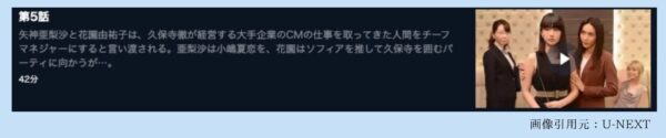U-NEXT ドラマ ブラックスキャンダル 無料配信動画