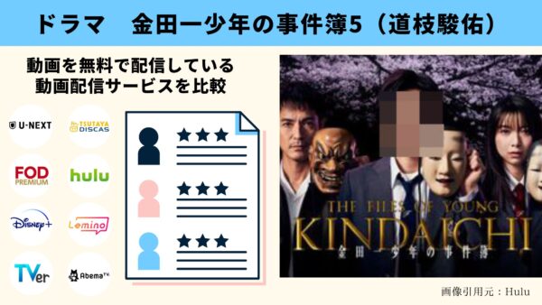 Hulu ドラマ 金田一少年の事件簿5 配信動画