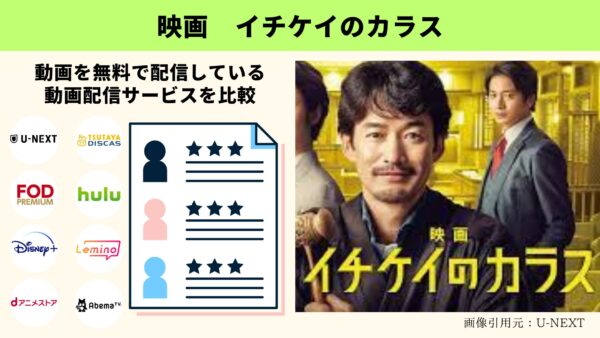 U-NEXT 映画 イチケイのカラス　無料動画配信