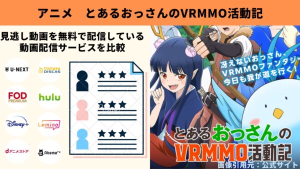 アニメ とあるおっさんのVRMMO活動記 動画無料配信