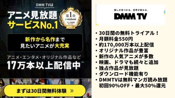 DMM TV アニメ バーテンダー 神のグラス 無料動画配信