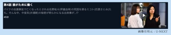 U-NEXT ドラマ　アンナチュラル　無料配信動画