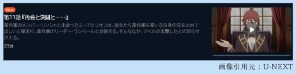 アニメ ティアムーン帝国物語～断頭台から始まる、姫の転生逆転ストーリー～ 11話 動画無料配信