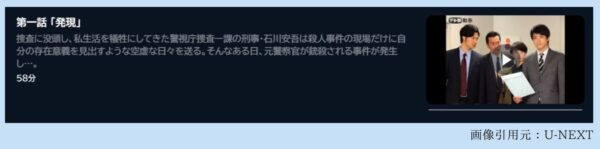 ドラマ BORDER 無料配信動画 U-NEXT