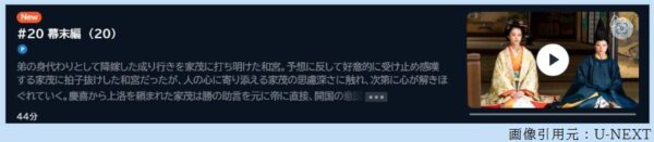 ドラマ 大奥2 10話 無料動画配信