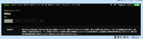 ドラマ　飴色パラドックス　無料動画配信