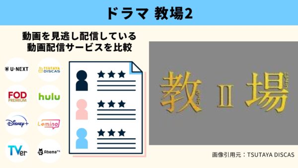 TSUTAYA DISCAS ドラマ 教場2 無料配信動画 DVDレンタル