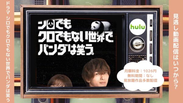 ドラマシロでもクロでもない世界で、パンダは笑う。配信Hulu無料視聴