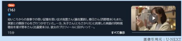 ドラマ 作りたい女と食べたい女(続編) 6話 無料動画配信