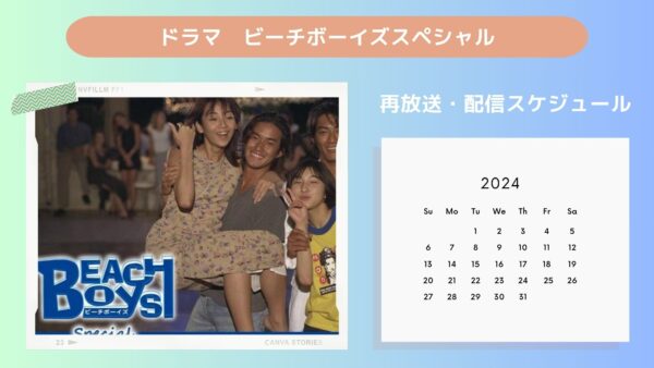ドラマ ビーチボーイズスペシャル配信・再放送スケジュール無料視聴