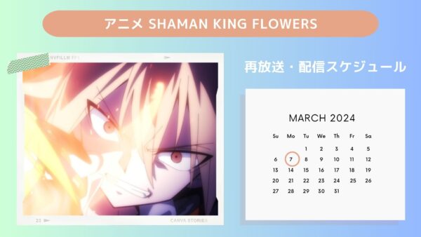 アニメSHAMAN KING FLOWERS（シャーマンキングフラワーズ）配信・再放送スケジュール無料視聴
